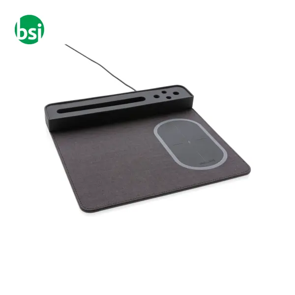 Tappetino mouse Air con ricarica wireless 5W e USB -  1