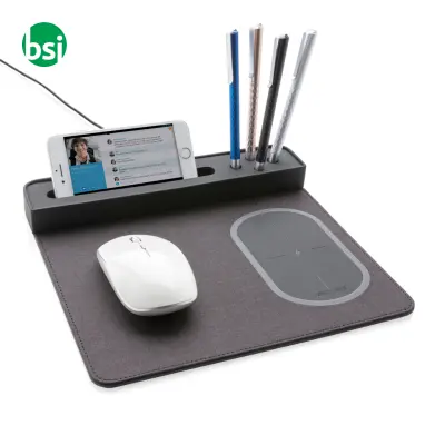 Tappetino mouse Air con ricarica wireless 5W e USB - Immagine 4