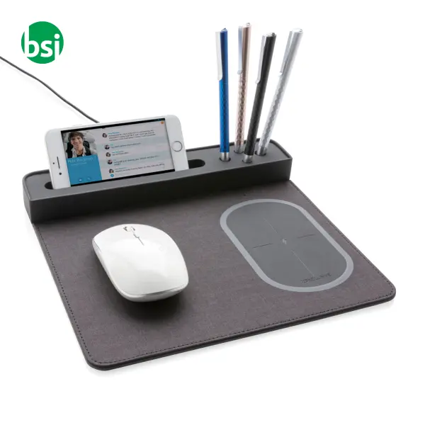 Tappetino mouse Air con ricarica wireless 5W e USB -  4