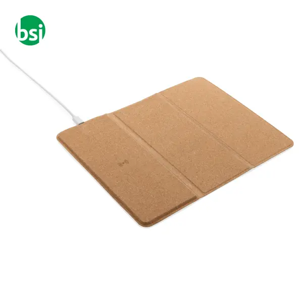 Tappetino mouse e caricatore wireless 10W in -  1