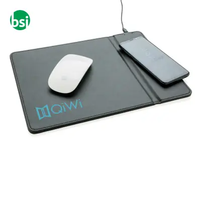 Tappetino mouse personalizzato con ricarica wireless 5W - Immagine 9
