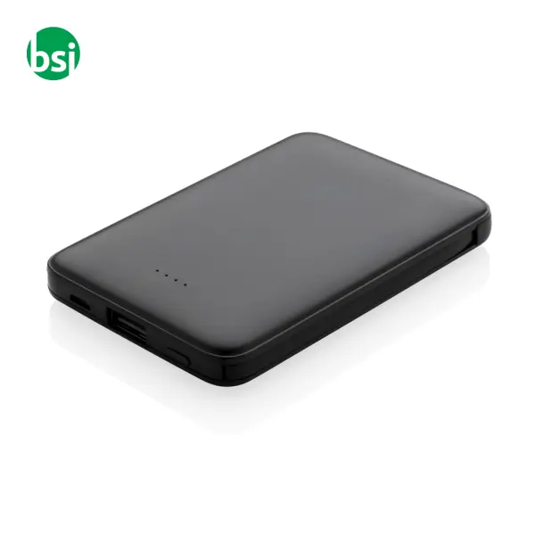 Powerbank tascabile 5.000 mAh con cavi integrati -  5