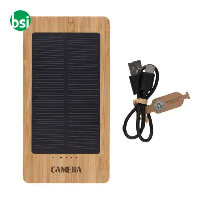 Powerbank solare personalizzabile 10.000 mAh - Immagine 8