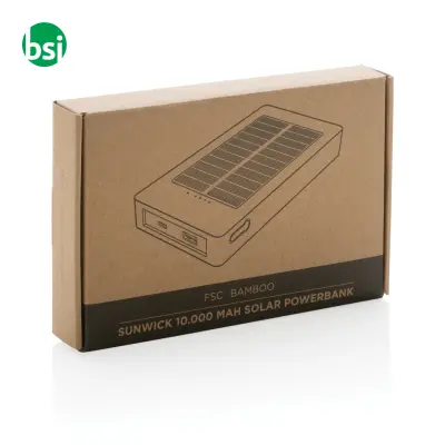 Powerbank solare personalizzabile 10.000 mAh - Immagine 7