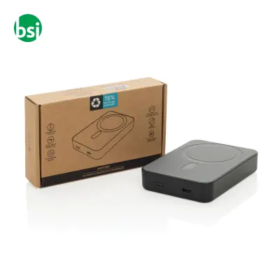 Powerbank magnetico 10.000 mAh Amporia in rPlastica - Immagine 4