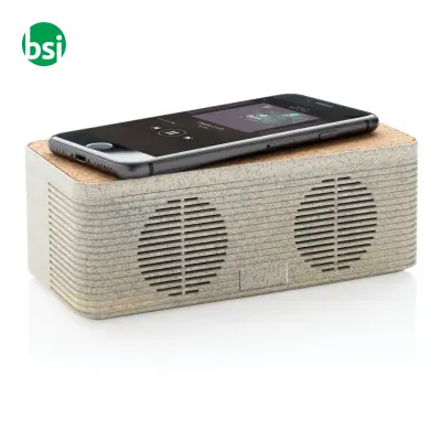 Speaker e caricatore wireless in fibra di grano - Immagine 3