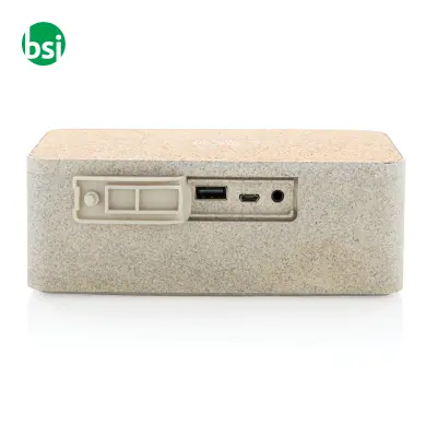 Speaker e caricatore wireless in fibra di grano - Immagine 6