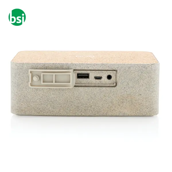 Speaker e caricatore wireless in fibra di grano -  6