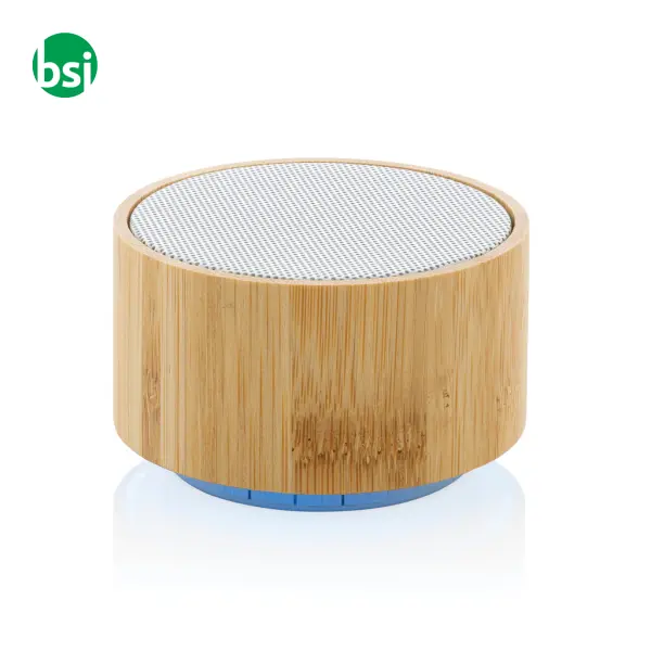 Speaker wireless personalizzato in bamboo 3W -  8