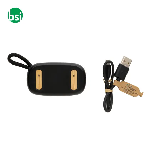 Auricolari TWS in plastica RCS e bamboo -  4