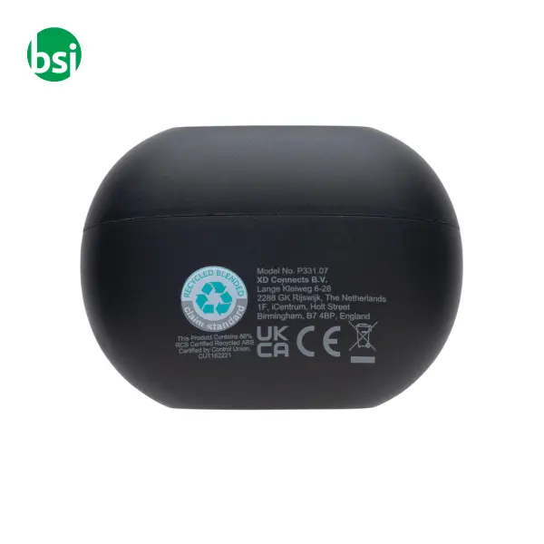 Auricolari ibridi ANC ENC Prolink in plastica riciclata -  6