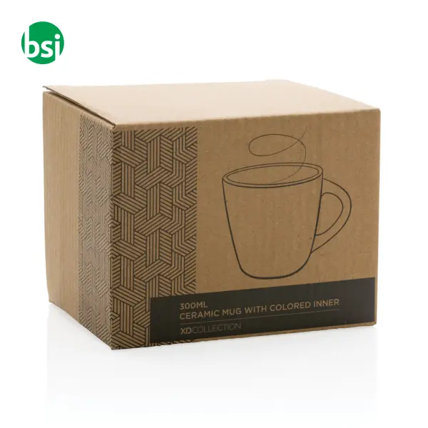 Tazza in ceramica con interni colorati -  4