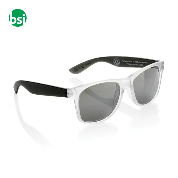 Occhiali da sole con lenti a specchio in rPC Gleam -  2