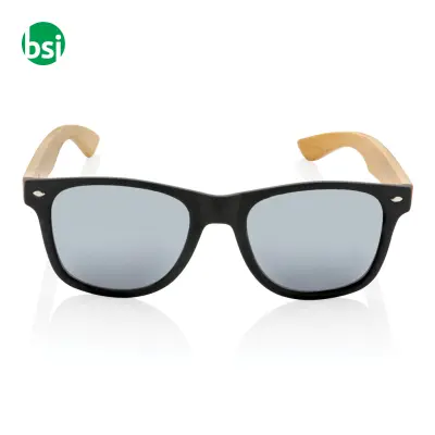 Occhiali da sole in PC riciclato RCS e bamboo - Immagine 3