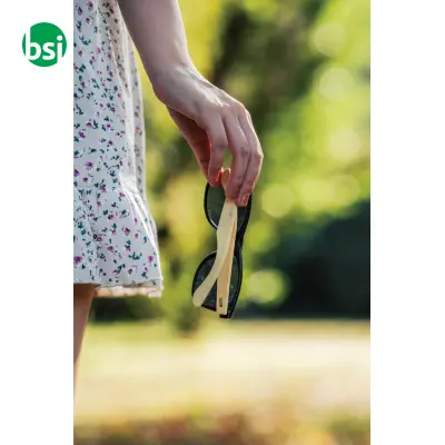 Occhiali da sole in PC riciclato RCS e bamboo - Immagine 9