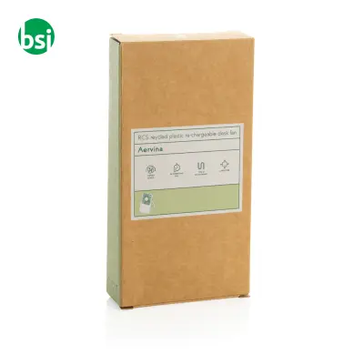 Ventilatore da tavolo ricaricabile Aervina RCS - Immagine 5