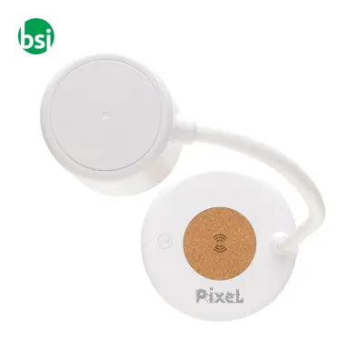 Lampada Zanara con caricatore wireless 15W in rPlastica - Immagine 9