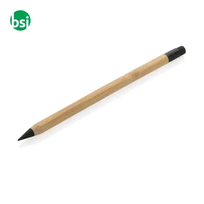 Penna infinity in bamboo con gomma