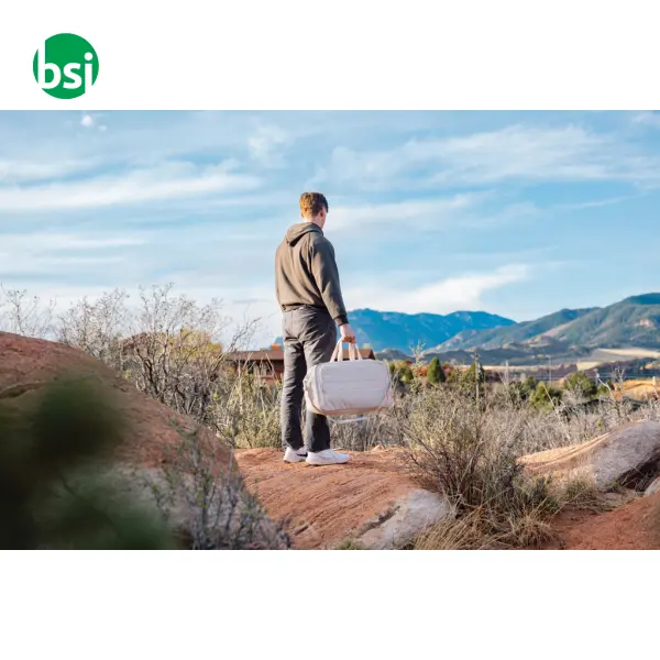 Borsa weekend personalizzata Armond in rPET 40L -  11