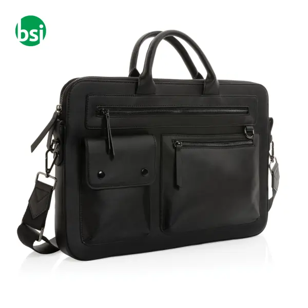 Borsa porta PC 14'' Swiss Peak in PU riciclato -  1