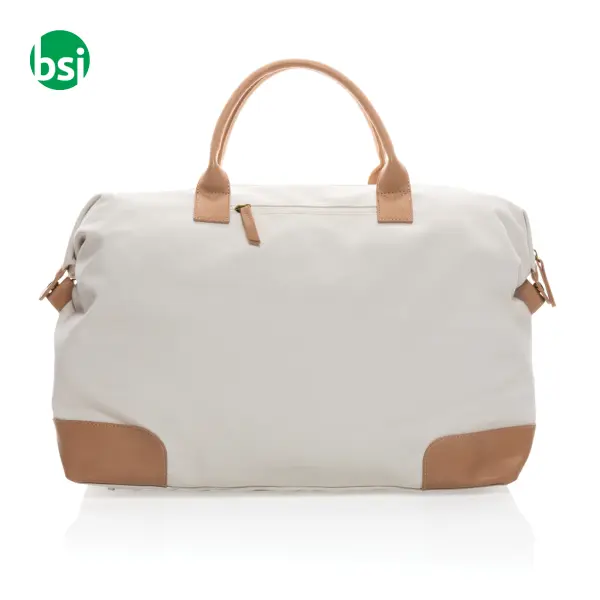 Borsa weekend in canvas riciclato personalizzata Impact 40L -  4