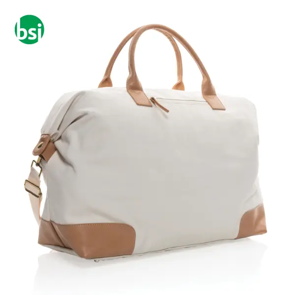 Borsa weekend in canvas riciclato personalizzata Impact 40L -  8