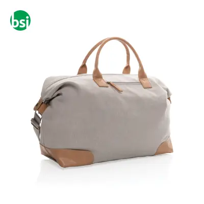 Borsa weekend in canvas riciclato personalizzata Impact 40L - Immagine 12