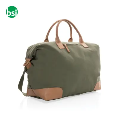 Borsa weekend in canvas riciclato personalizzata Impact 40L - Immagine 14