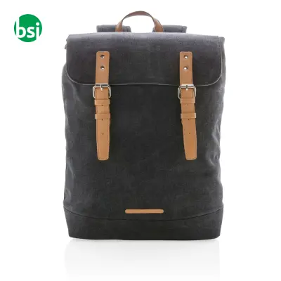 Zaino porta PC personalizzato in canvas senza PVC 19L - Immagine 3