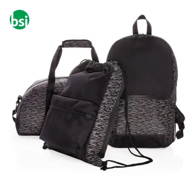 Zaino portacomputer personalizzato RPET riflettente 7,2L