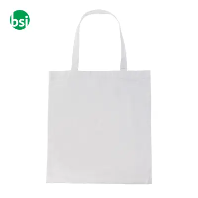 Shopper in cotone riciclato personalizzate Impact 145 gr - Immagine 3
