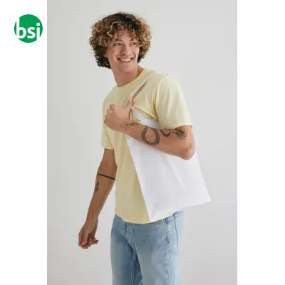 Shopper in cotone riciclato personalizzate Impact 145 gr - Immagine 6