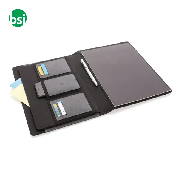 Portfolio A4 in pelle riciclata -  6