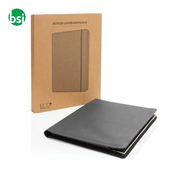 Portfolio A4 in pelle riciclata -  7