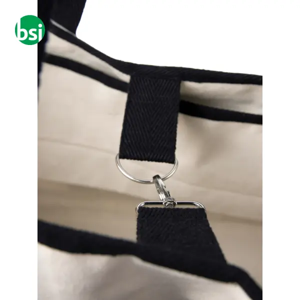 Borsa spiaggia VINGA Volonne in tela riciclata 40L -  6