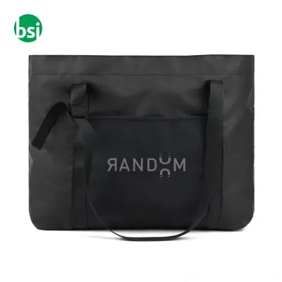 Maxi shopper VINGA Livorno in poliestere riciclato GRS - Immagine 5