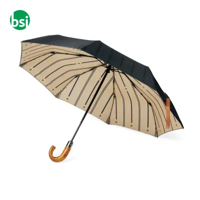 Ombrello pieghevole personalizzato Bosler in rPET 21''