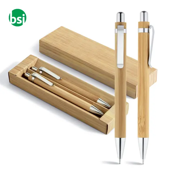 GREENY Set con penna a sfera e matita portamina -  1