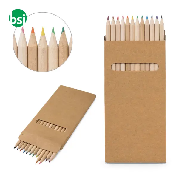 CROCO Scatola con 12 matite colorate -  1