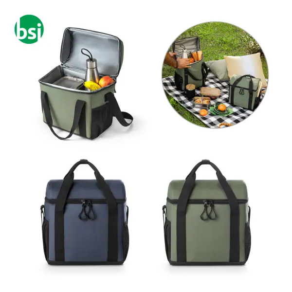 Borsa termica in poliestere riciclato - ROMA -  1