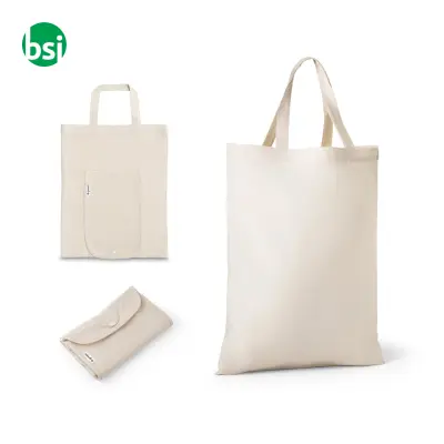 Borsa pieghevole in cotone riciclato BEIRUT