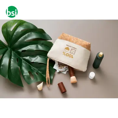 Pochette in cotone e sughero - BLANCHETT - Immagine 4