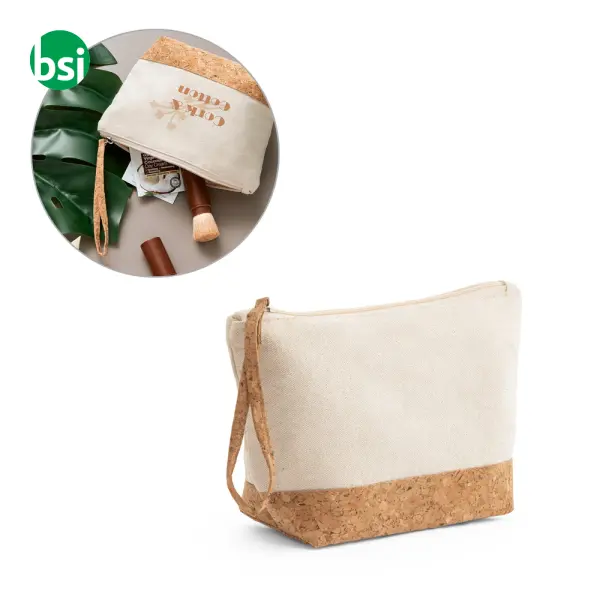 Pochette in cotone e sughero - BLANCHETT -  1