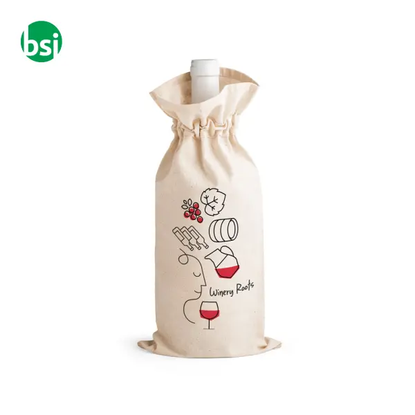 Borsa per bottiglia in cotone - JEROME -  3