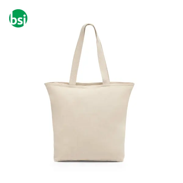 Borsa in cotone con chiusura - HACKNEY -  2