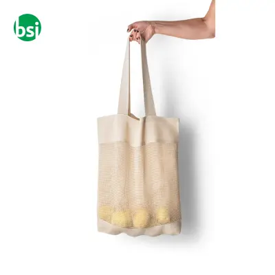 Borsa con rete in cotone - MUMBAI - Immagine 2