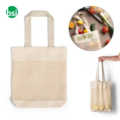 Borsa con rete in cotone - MUMBAI