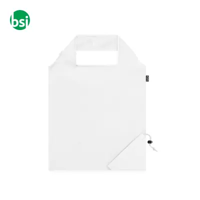 Shopper pieghevole in poliestere riciclato BEIRA - Immagine 14