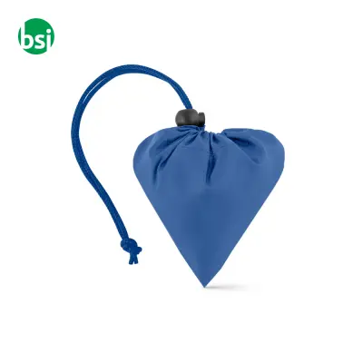 Shopper pieghevole in poliestere riciclato BEIRA - Immagine 5