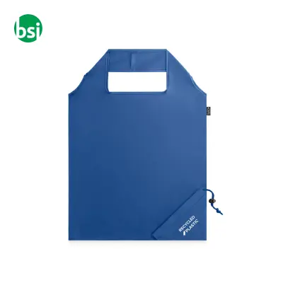 Shopper pieghevole in poliestere riciclato BEIRA - Immagine 6